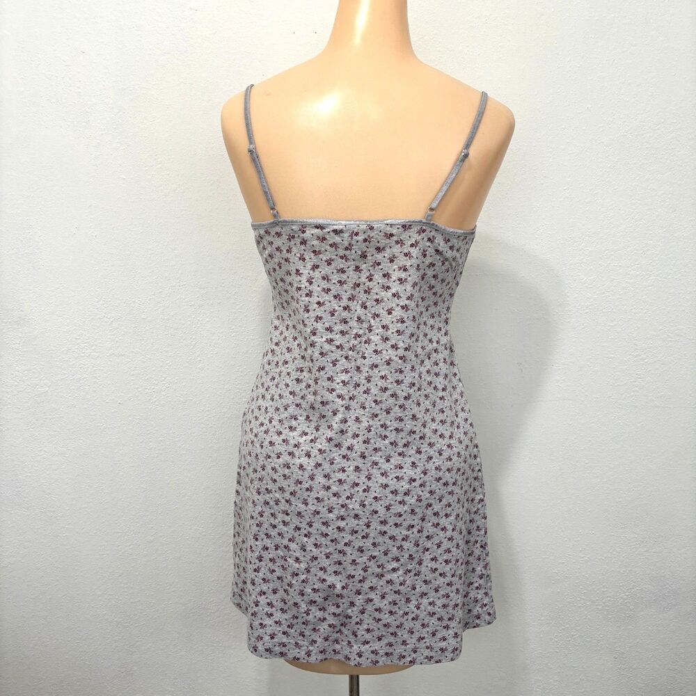 Womens Cottage Slip Mini Dress Small Floral Coquette Y2K Feminine Dainty Indie - Picture 3 of 7